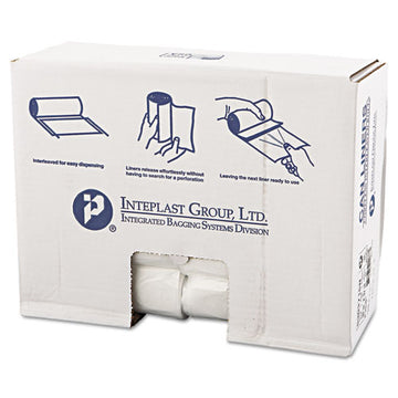 Inteplast Group High-density Interleaved Commercial Can Liners, 30 Gal, 16 Microns, 30" X 37", Clear, 500-carton freeshipping - TVN Wholesale